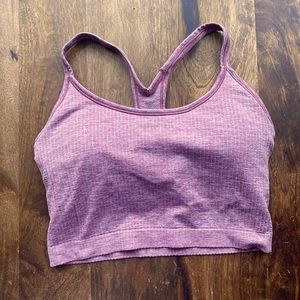 Pink sports top